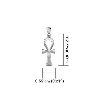 Egyptian Small Ankh Silver Pendant TPD5504 - Jewelry